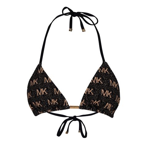 michael kors strapless swimsuit|Michael Kors black bikini.